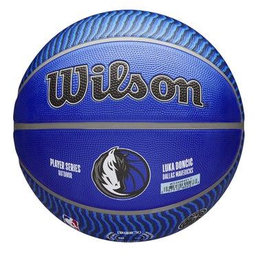 ウイルソン Wilson　NBA PLAYER ICON バスケットボール アウトドア LUKA 7号球 ブルー/ホワイト WZ4006401XB7 詳細5