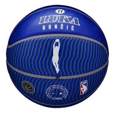ウイルソン Wilson　NBA PLAYER ICON バスケットボール アウトドア LUKA 7号球 ブルー/ホワイト WZ4006401XB7 詳細6