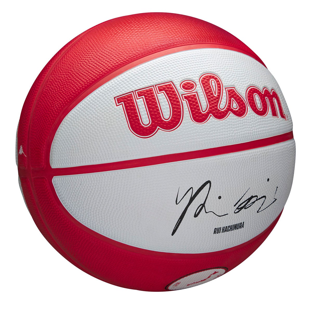 ウイルソン Wilson　NBA PLAYER ICON バスケットボール アウトドア HACHIMURA 7号球 レッド/ブラック WZ4007101XB7 詳細2