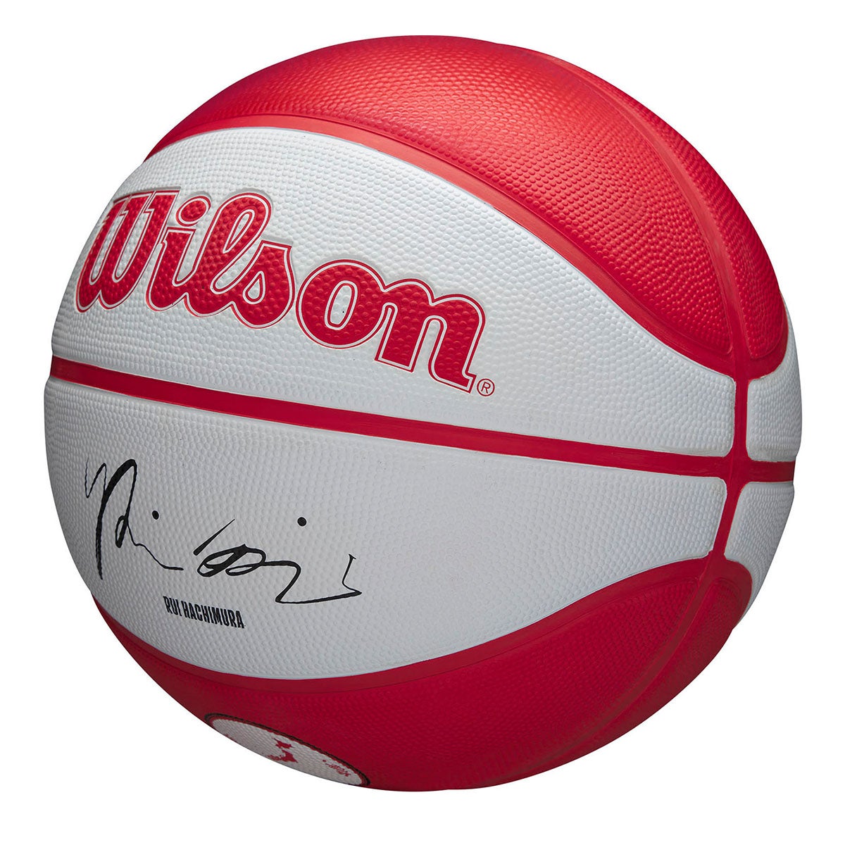 ウイルソン Wilson　NBA PLAYER ICON バスケットボール アウトドア HACHIMURA 7号球 レッド/ブラック WZ4007101XB7 詳細3