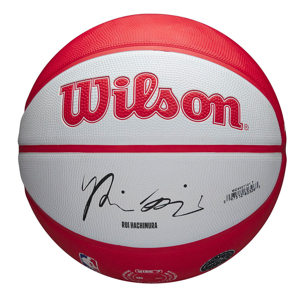 ウイルソン Wilson　NBA PLAYER ICON バスケットボール アウトドア HACHIMURA 7号球 レッド/ブラック WZ4007101XB7 詳細5