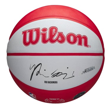 ウイルソン Wilson　NBA PLAYER ICON バスケットボール アウトドア HACHIMURA 7号球 レッド/ブラック WZ4007101XB7 詳細5