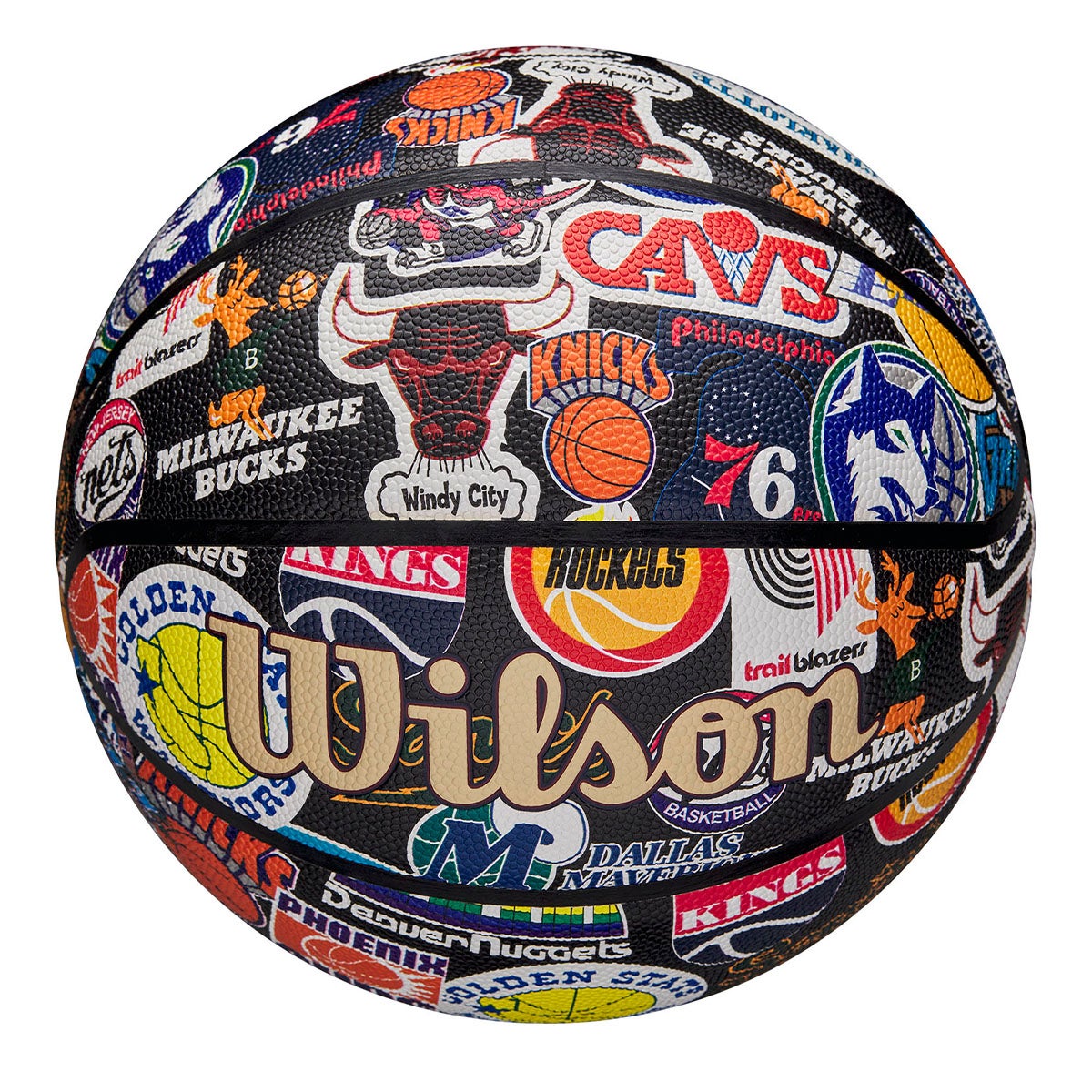 ウイルソン Wilson　NBA ALL TEAM RETRO バスケットボール 7号球 オールチーム WZ4028501XB7 詳細4