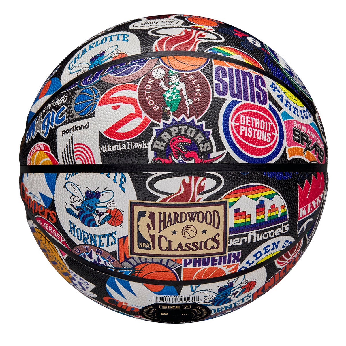 ウイルソン Wilson　NBA ALL TEAM RETRO バスケットボール 7号球 オールチーム WZ4028501XB7 詳細5