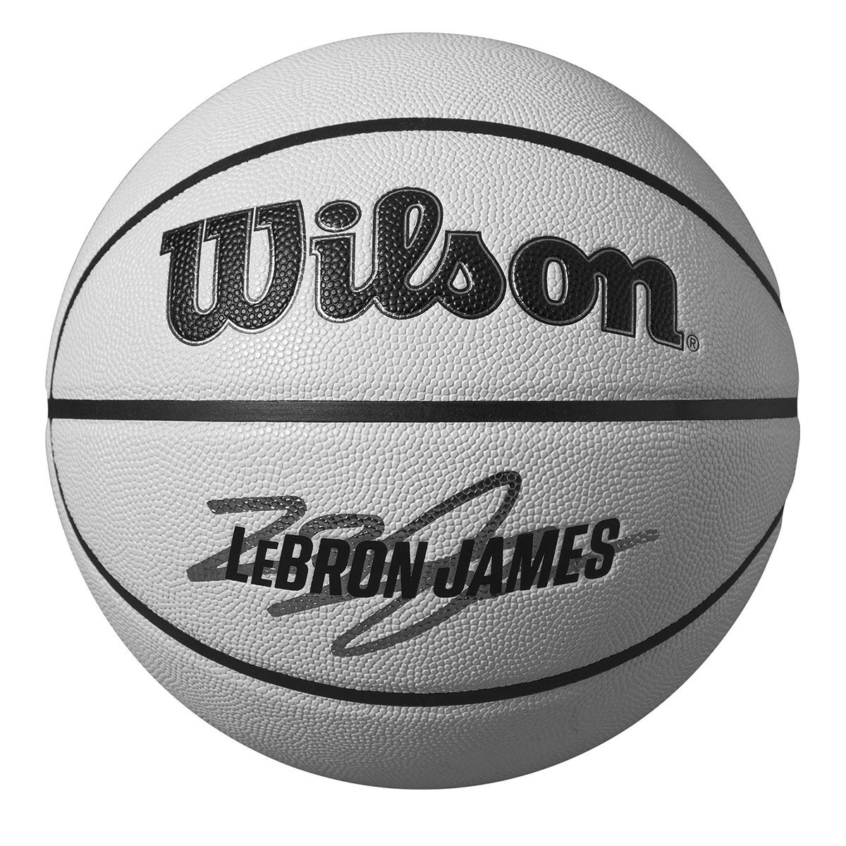 ウイルソン Wilson NBA PLAYER ICON UV バスケットボール LEBRON 7号球 グレー WZ4030501XB7