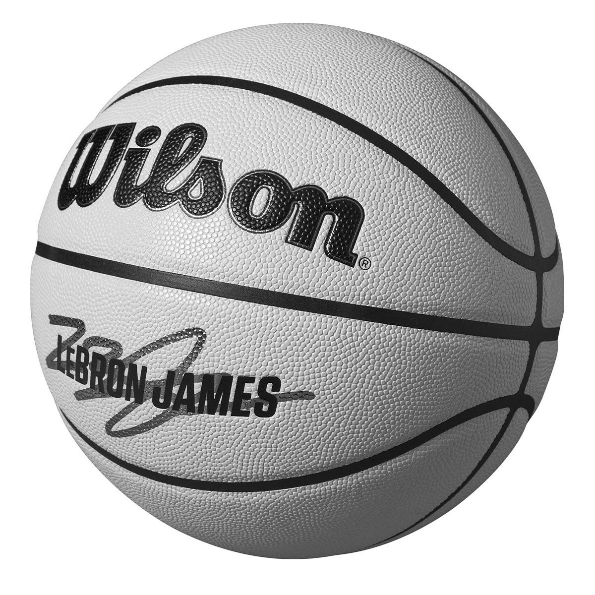 ウイルソン Wilson　NBA PLAYER ICON UV バスケットボール LEBRON 7号球 グレー WZ4030501XB7 詳細2