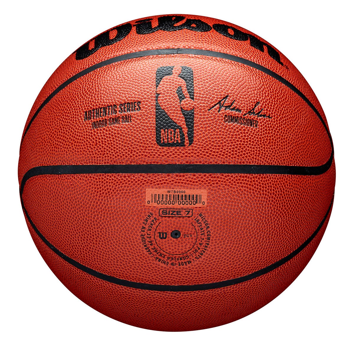 ウイルソン Wilson　NBA AUTHENTIC バスケットボール インドア 7号球 ブラウン WTB7100XB07 詳細4