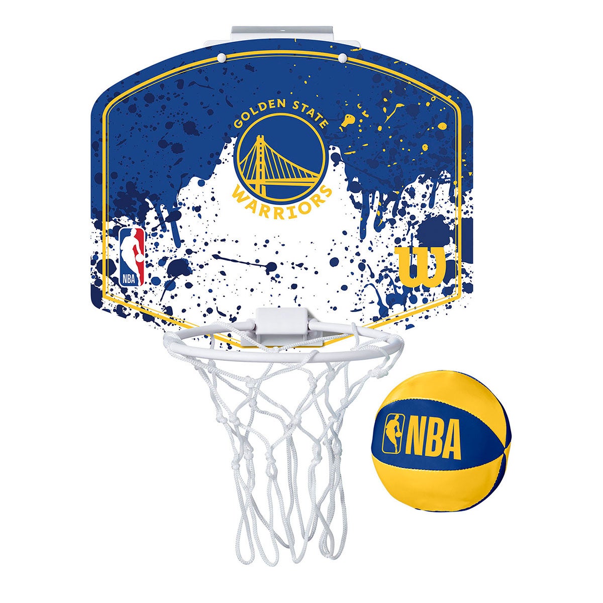 ウイルソン Wilson NBA TEAM ミニフープ GS ウォリアーズ ブルー WTBA1302GOL
