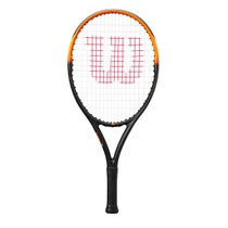 ウイルソン Wilson　BURN SPIN JR 24 ブラック/オレンジ　ジュニア テニスラケット WR187110U
