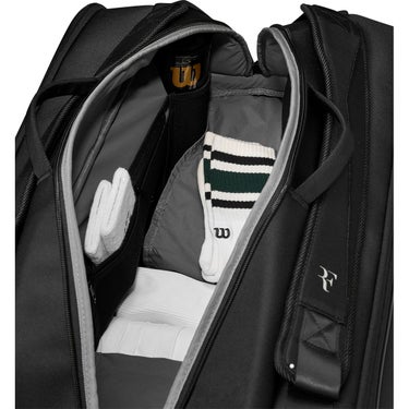 ウイルソン Wilson　RF TOURNAMENT RACQUET BAG ラケットバッグ Black WR8032701001 詳細11