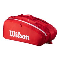 ウイルソン Wilson　SUPER TOUR Wilson　15PK 2025 ラケットバッグ Red WR8036601001