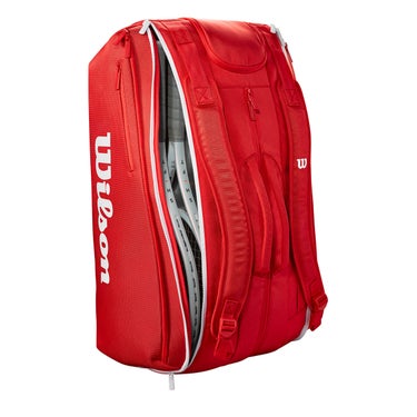 ウイルソン Wilson　SUPER TOUR Wilson　15PK 2025 ラケットバッグ Red WR8036601001 詳細4