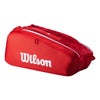 ウイルソン Wilson　SUPER TOUR Wilson　9PK 2025 ラケットバッグ Red WR8036701001
