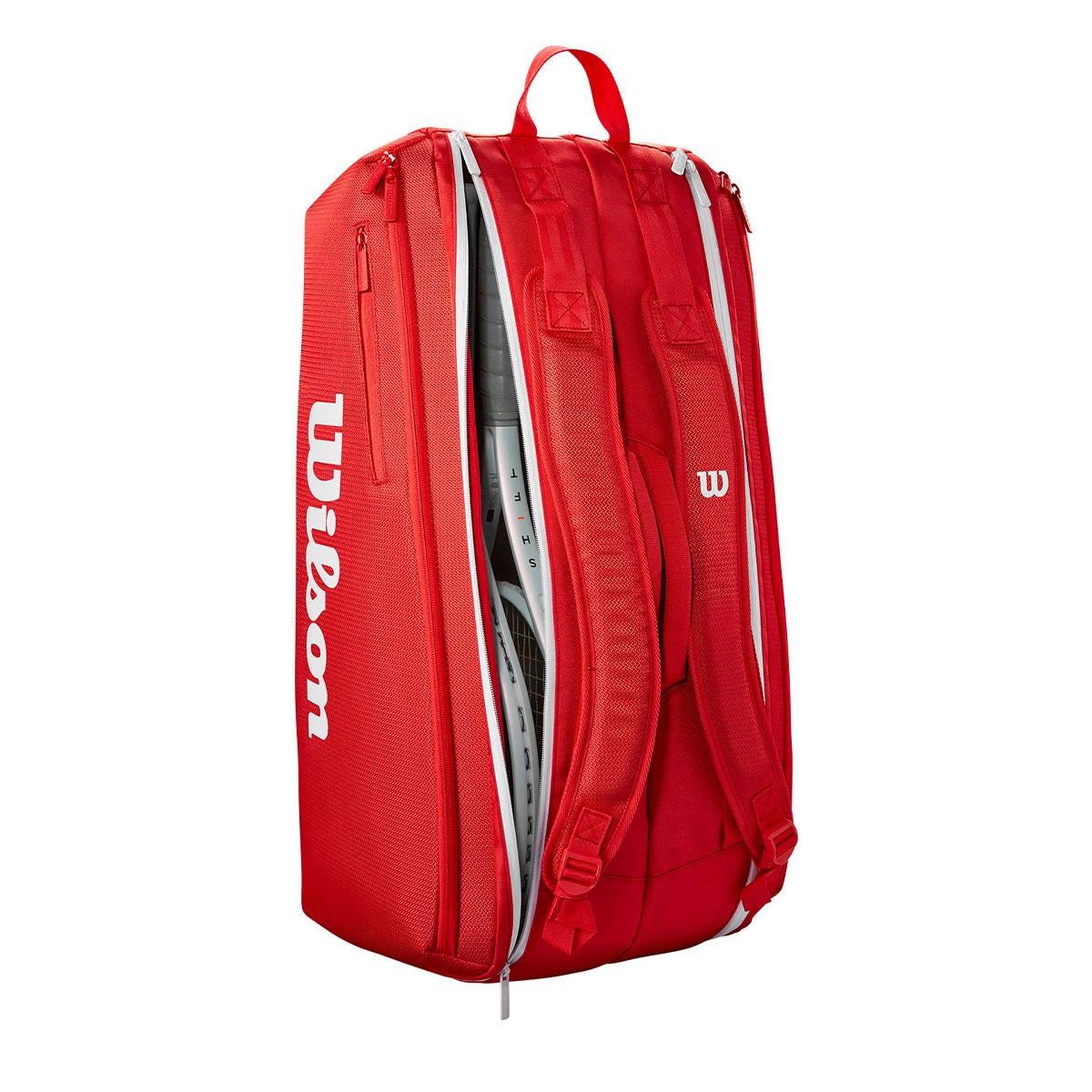 ウイルソン Wilson　SUPER TOUR Wilson　9PK 2025 ラケットバッグ Red WR8036701001 詳細4
