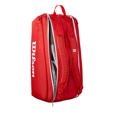 ウイルソン Wilson　SUPER TOUR Wilson　9PK 2025 ラケットバッグ Red WR8036701001 詳細4