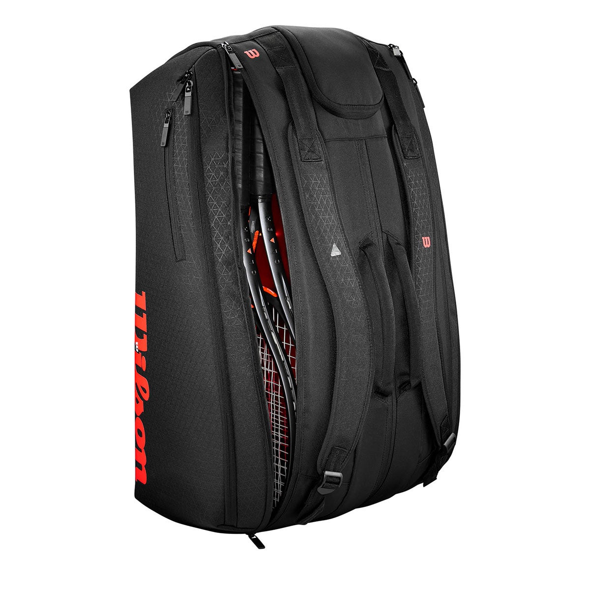 ウイルソン Wilson　CLASH V3 15PK RACQUET BAG ラケットバッグ Black/Infrared WR8038201001 詳細4