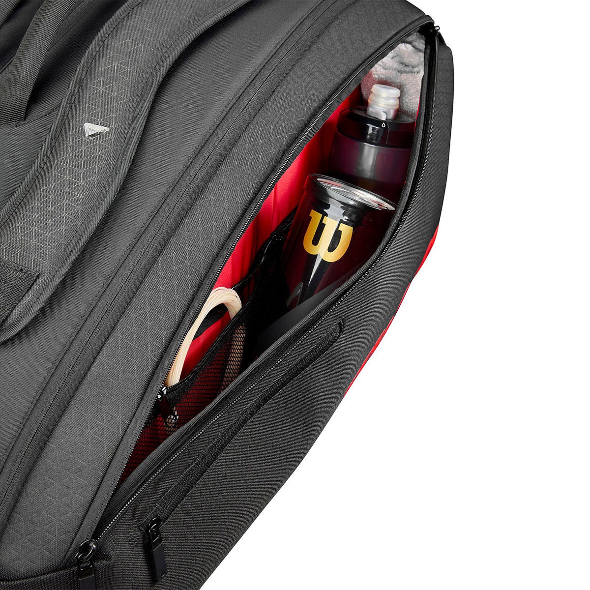 ウイルソン Wilson　CLASH V3 15PK RACQUET BAG ラケットバッグ Black/Infrared WR8038201001 詳細7