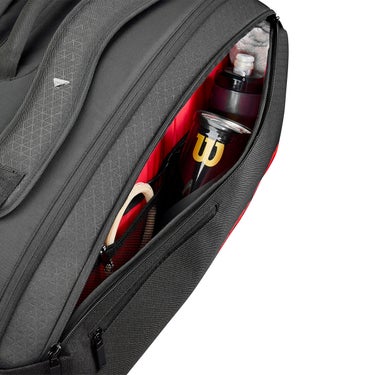 ウイルソン Wilson　CLASH V3 15PK RACQUET BAG ラケットバッグ Black/Infrared WR8038201001 詳細7