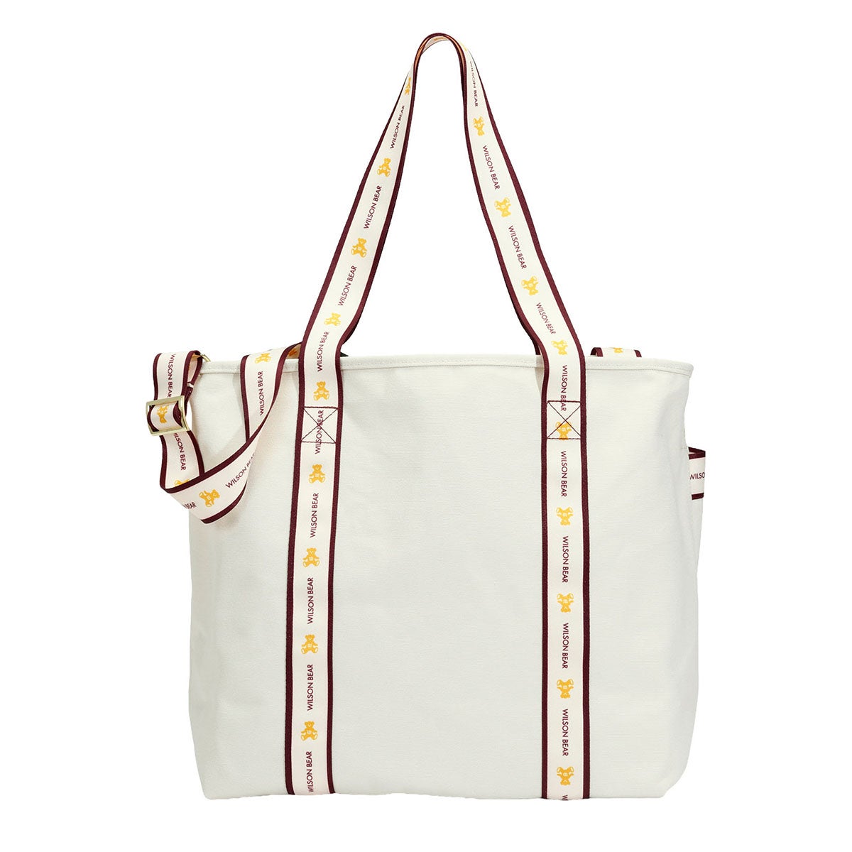 ウイルソン Wilson　BEAR JPN COLLECTION TOTE 2025 ラケットバッグ Wine WR8048001001 詳細3