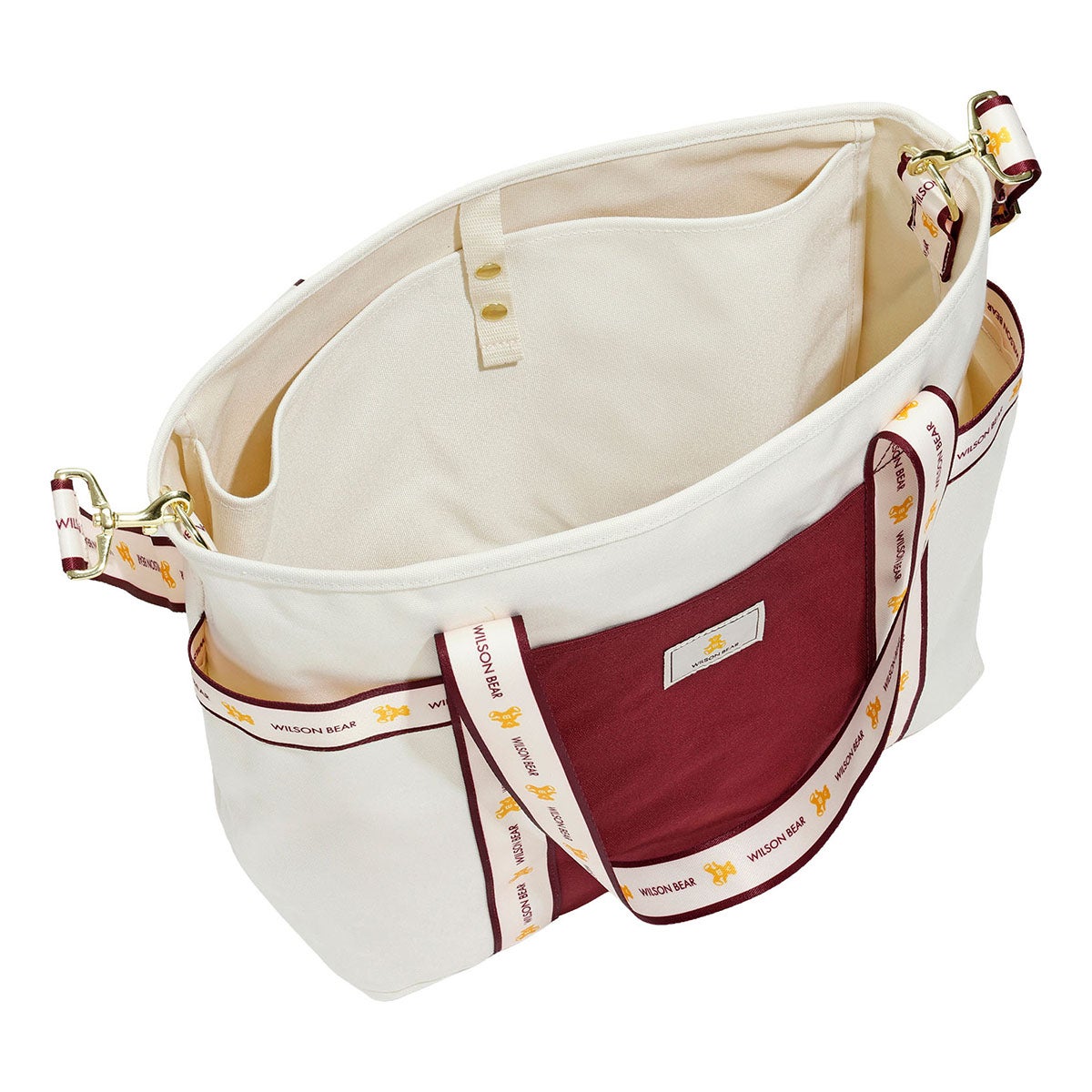ウイルソン Wilson　BEAR JPN COLLECTION TOTE 2025 ラケットバッグ Wine WR8048001001 詳細5