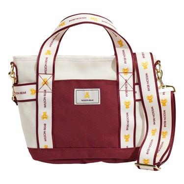 ウイルソン Wilson　BEAR JPN COLLECTION MINI TOTE 2025 バッグ Dark Red WR8048101001