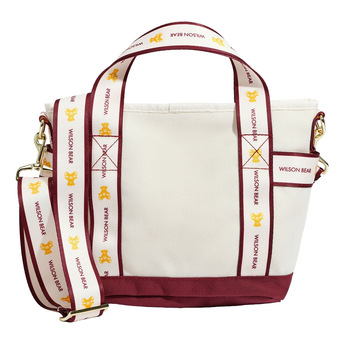 ウイルソン Wilson　BEAR JPN COLLECTION MINI TOTE 2025 バッグ Dark Red WR8048101001 詳細2