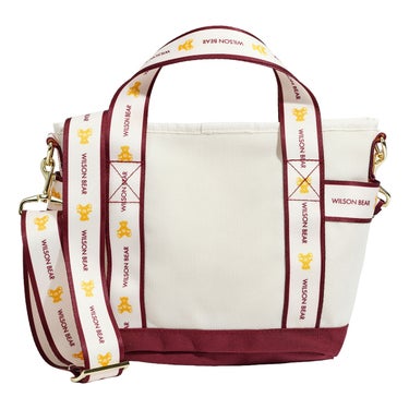 ウイルソン Wilson　BEAR JPN COLLECTION MINI TOTE 2025 バッグ Dark Red WR8048101001 詳細2