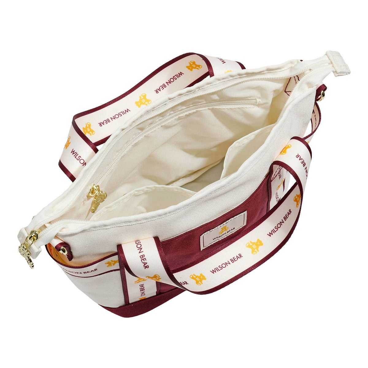 ウイルソン Wilson　BEAR JPN COLLECTION MINI TOTE 2025 バッグ Dark Red WR8048101001 詳細5