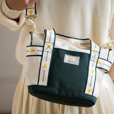 ウイルソン Wilson　BEAR JPN COLLECTION MINI TOTE 2025 バッグ Green WR8048103001 詳細8