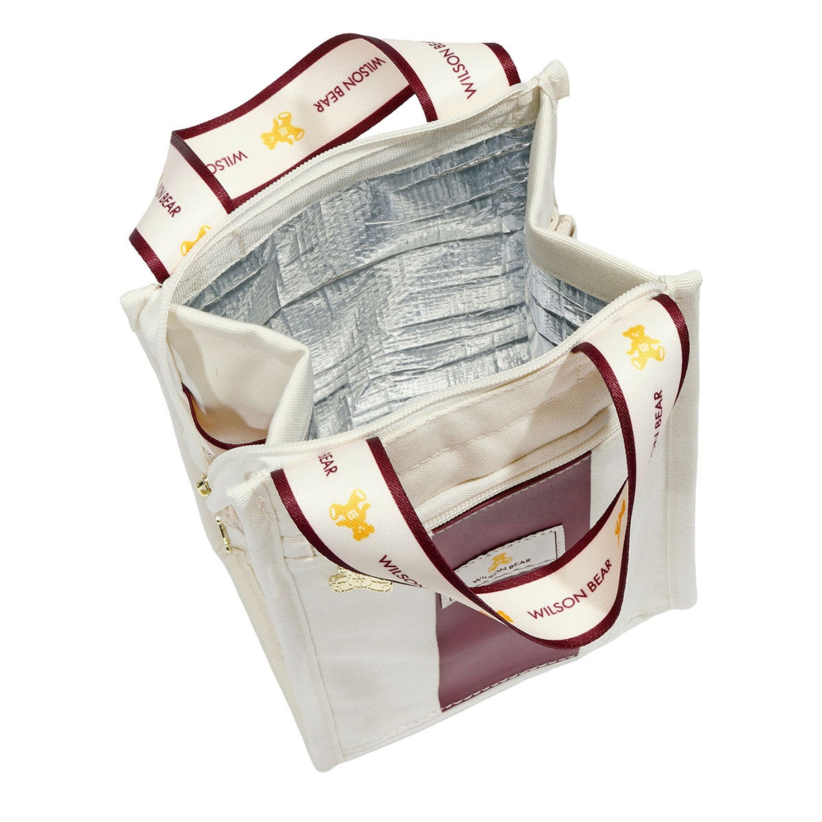 ウイルソン Wilson　BEAR JPN COLLECTION COOLER 2025 クーラーバッグ Wine WR8048201001 詳細5