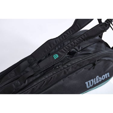 ウイルソン Wilson　TEAM J 6PK ラケットバッグ Black/Blue WR8050001001 詳細2
