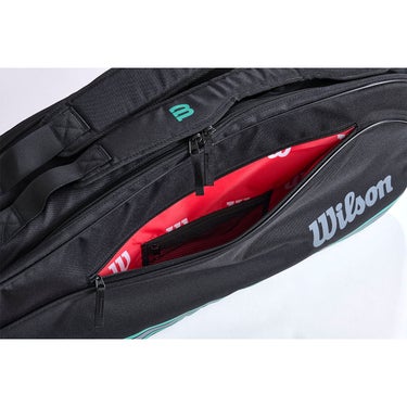 ウイルソン Wilson　TEAM J 6PK ラケットバッグ Black/Blue WR8050001001 詳細3