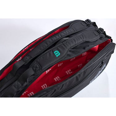 ウイルソン Wilson　TEAM J 6PK ラケットバッグ Black/Blue WR8050001001 詳細4