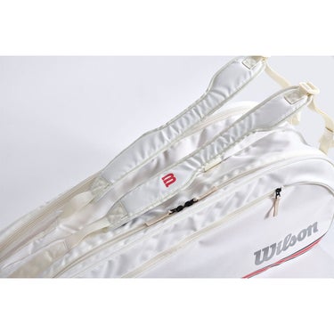 ウイルソン Wilson　TEAM J 6PK ラケットバッグ White/Red WR8050201001 詳細2