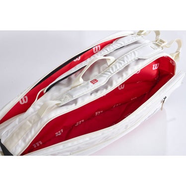 ウイルソン Wilson　TEAM J 6PK ラケットバッグ White/Red WR8050201001 詳細4