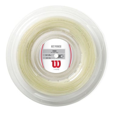 ウイルソン Wilson　NXT POWER 16 200M REEL ガット NATURAL WRZ912600