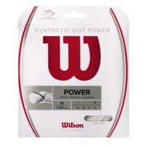 ウイルソン Wilson　SYNTHETIC GUT POWER シンセティックガット パワー 16 WHITE　硬式テニスガット WRZ945100
