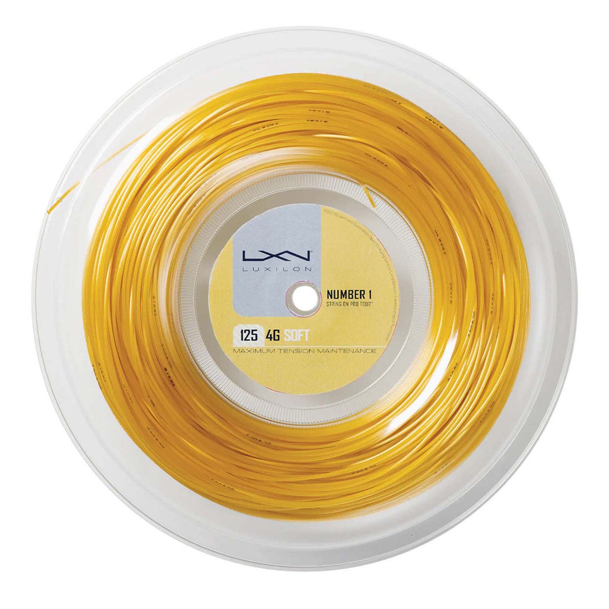 ウイルソン Wilson　LUXILON 4G SOFT 125 200M ガット GOLD WRZ990143 GOLD