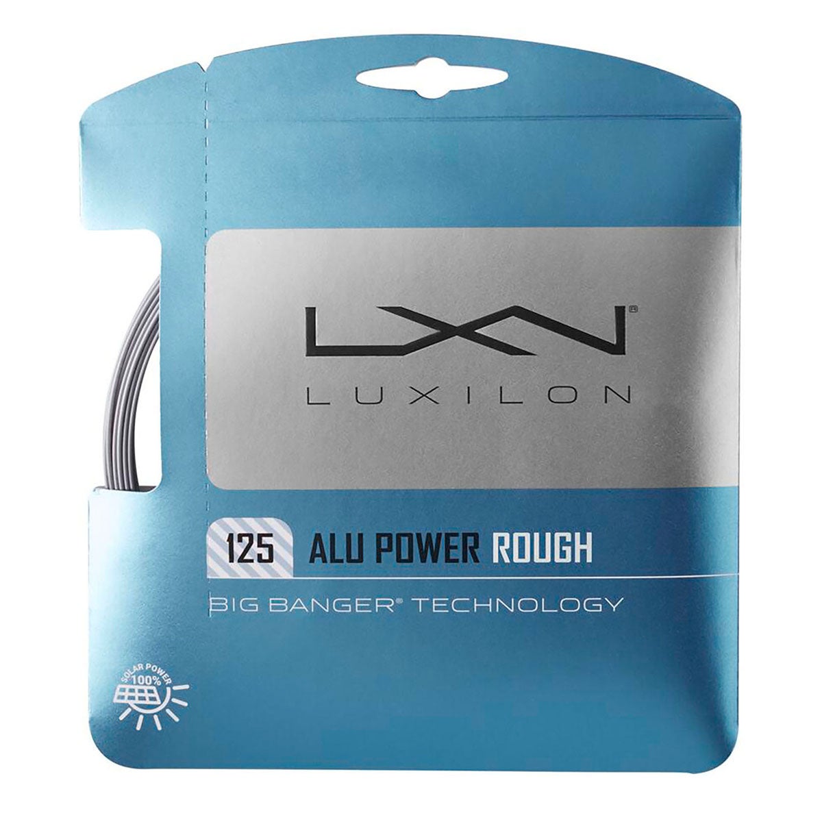 ウイルソン Wilson BB ALU POWER ROUGH アルパワーラフ 125 STR Silver 硬式テニスガット WRZ995200