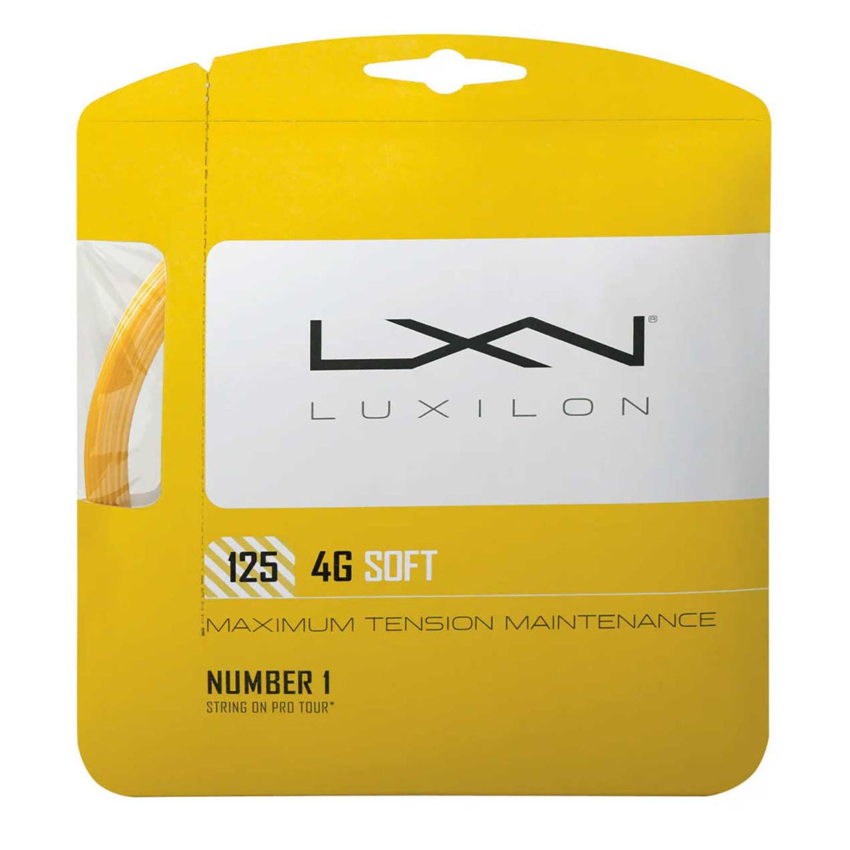 ウイルソン Wilson　LUXILON 4G SOFT 125 SET ガット GOLD WRZ997111 GOLD