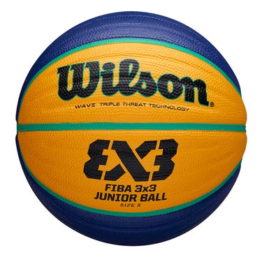 ウイルソン Wilson　FIBA 3X3 ジュニア バスケットボール 5号球 ブルー/イエロー WTB1133XB