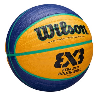 ウイルソン Wilson　FIBA 3X3 ジュニア バスケットボール 5号球 ブルー/イエロー WTB1133XB 詳細2