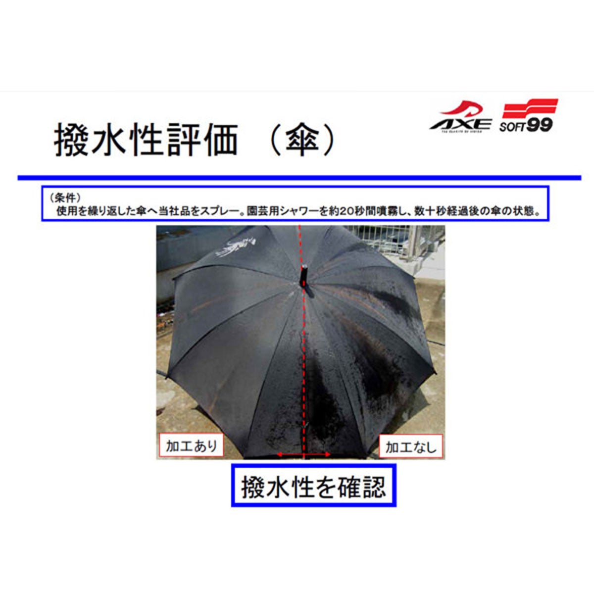 アックス AXE　撥水スプレー AX31 詳細3