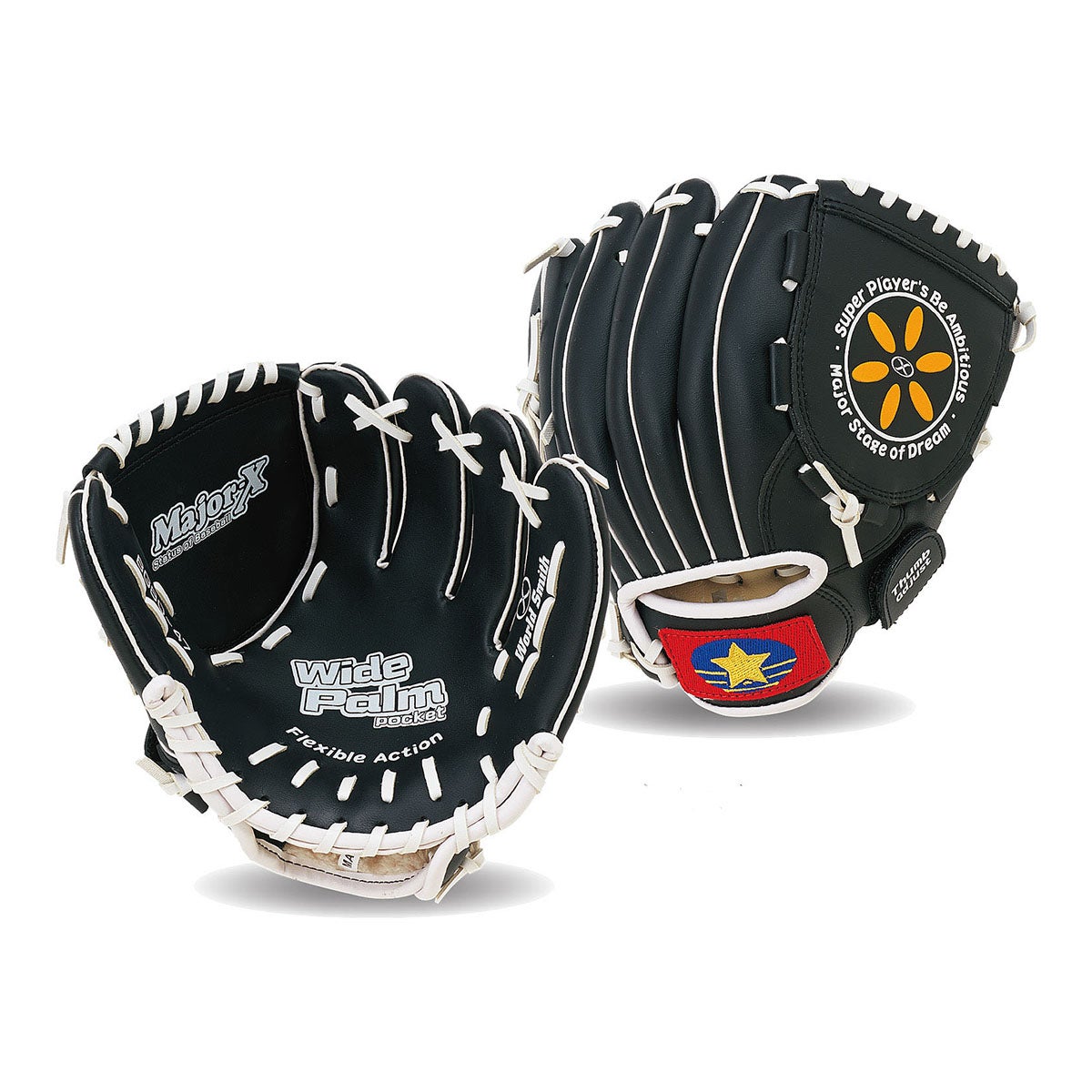 ユニックス UNIX　メジャックス キッズ グラブ ブラック BG80-47 詳細3