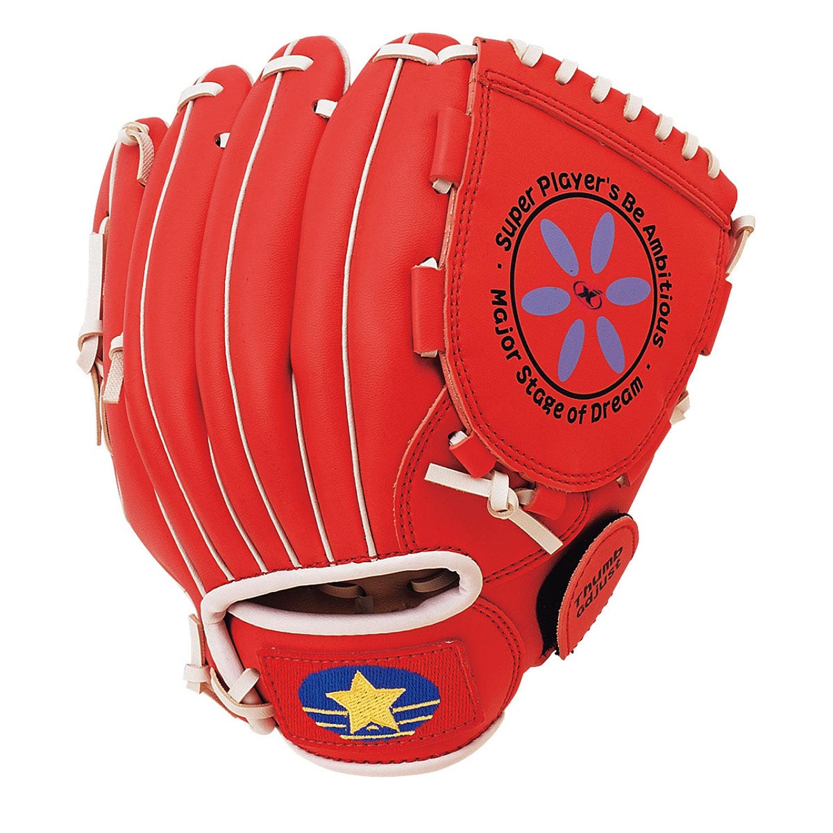 ユニックス UNIX　メジャックスキッズ グラブ レッド BG80-49