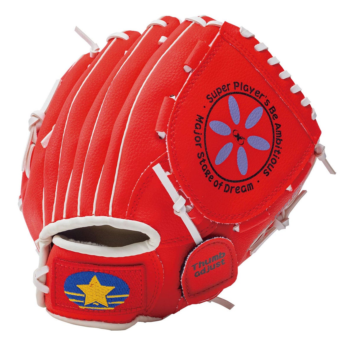 ユニックス UNIX　メジャックスキッズ グラブ レッド BG80-49 詳細3