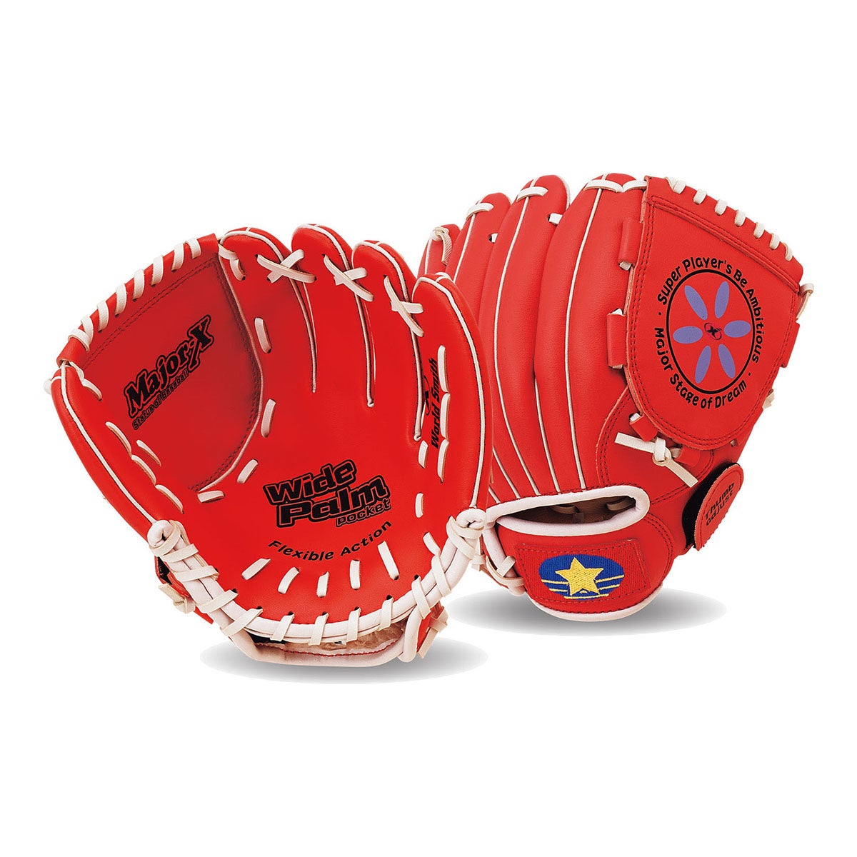 ユニックス UNIX　メジャックスキッズ グラブ レッド BG80-49 詳細7