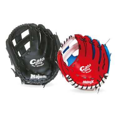 ユニックス UNIX　グラブ ファミリーセット ブラック＆レッド×ブルー BG80-76