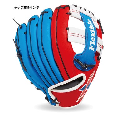 ユニックス UNIX　グラブ ファミリーセット クレスト＆レッド×ブルー BG80-79 詳細4