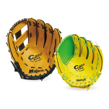 ユニックス UNIX　グラブ ファミリーセット クレスト＆イエロー×グリーン BG80-80